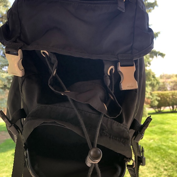 🔥SOLD🔥AUTH PRADA BLACK BACKPACK - Picture 6 of 8
